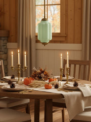 Eloise Vintage-inspirierte gewellte Milchglas-Hängeleuchte – modernes Akzentlicht für Küche und Schlafzimmer